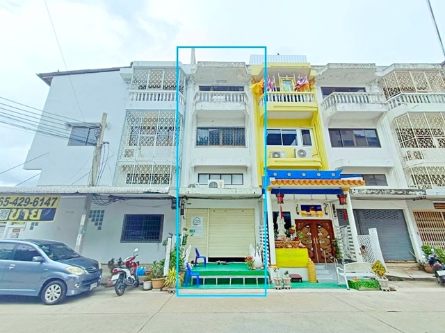 เซ็นทรัล พระราม 2 2.8 กม.สะแกงาม โลตัส พระราม 2 250ม.ให้เช่าอาคารพาณิชย์ 3 ชั้นดาดฟ้า 18 ตร.วา. 280 ตร.ม