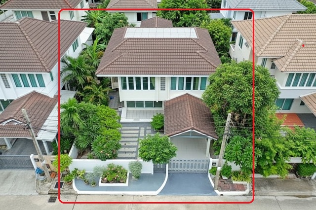 คลองกลันตัน พัฒนาการ70-76 MRT 1.3กม. ARL หัวหมาก 1.6กม. ให้เช่าบ้านเดี่ยว 2 ชั้นทำเลสงบ พื้นที่สวนกว้าง 100 ตร.วา.300 ตร.ม.  3 นอน 2น้ำ 