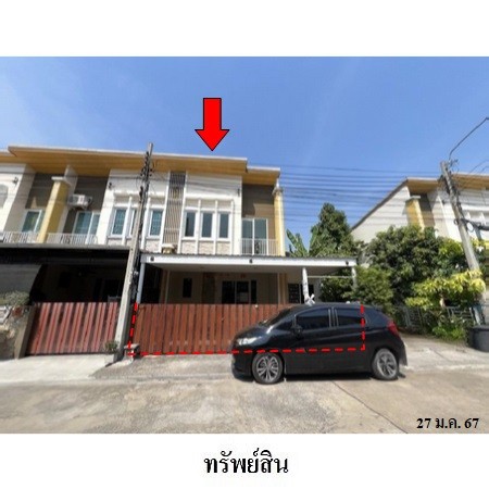  ขายทาวน์เฮ้าส์มือสอง เขตสายไหม กรุงเทพฯ  โครงการ โกลเด้นทาวน์ วัชรพล-สุขาภิบาล 5