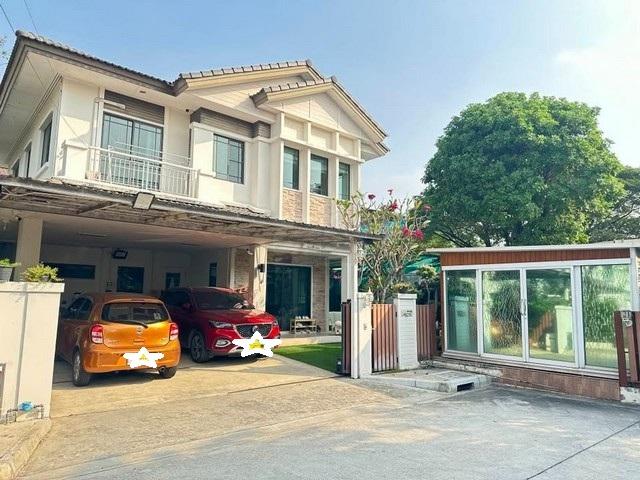 ให้เช่าบ้านเดี่ยว 2 ชั้น 87 ตร.ว. หมู่บ้านมัณฑนา เลค วัชรพล สุขาภิบาล 5 ถ.สายไหม 56 โซนทะเลสาบ