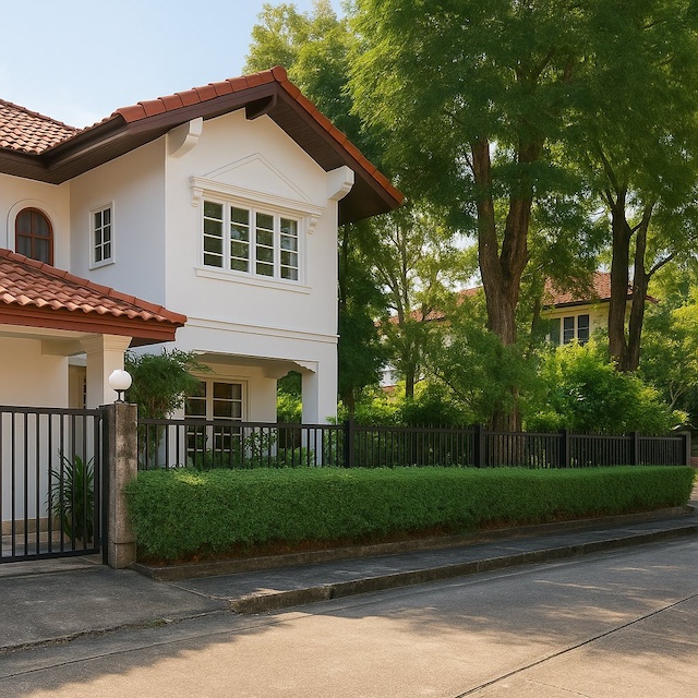 BH3854 ให้เช่า บ้านเดี่ยว 2 ชั้น สัมมากร รามคำแหง 112 บ้านหลังใหญ่ บรรยากาศสงบ เป็นส่วนตัวติดต่อ Agent คุณบัว (Bua)Tel: 093-646-4597 LINE ID: Bua09365,000 บาทต่อเดือนบ้านเดี่ยวคุณภาพในโครงการสัมมากร รามคำแหง 112ตั้งอยู่บนที่ดินขนาดใหญ่ รายล้อมด้วยต้นไม้ใหญ่ บรรยากาศร่มรื่นเหมาะสำหรับการอยู่อาศัยระยะยาว สำหรับครอบครัวหรือผู้ที่ต้องการความสงบและคุณภาพชีวิตรายละเอียดบ้านบ้านเดี่ยว 2 ชั้นที�