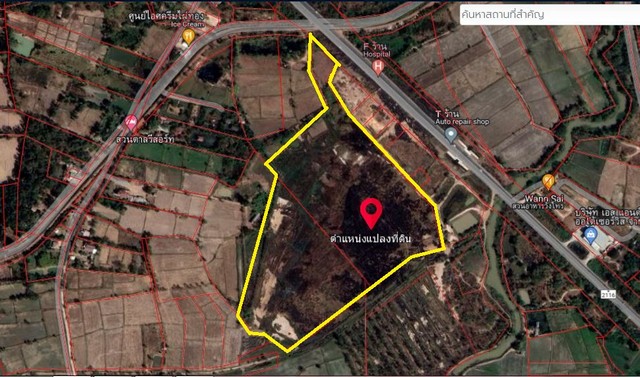 ขายที่ดิน 54-2-11ไร่ 35ล้านบาท ติดถนน 4เลน ยางตลาด-โพนทองต.ยางตลาด อ.ยางตลาด กาฬสินธุ์ขายที่ดิน ทีนา พื้นที่ 54ไร่ 2งาน 11ตรว.ราคา 35 ล้านบาท (35,000,000 บาท) โอนคนละครึ่ง ต่อรองได้โฉนดครุฑแดง 2 ใบ หน้ากว้างติดถนน 63 เมตร ลึก 450 เมตรติดถนน 4เลน ทางหลวง 2116 ยางตลาด-โพนทองต.ยางตลาด อ.ยางตลาด กาฬสินธุ์ไฟฟ้า น้ำประปา ผ่านแปลงที่ดินมีแนวไฟฟ้าแรงสูงผ่านพื้นที่ประมาณ 9ไร่ 2งานด้านหลังติดคลองร