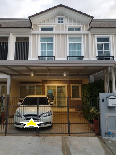 ให้เช่าทาวน์โฮม 2 ชั้น 130 ตร.ม. 3 ห้องนอน หมู่บ้าน อินดี้ 2 บางนา - รามคำแหง 2 บ้านสวยพร้อมอยู่ ใกล้ Mega Bangna