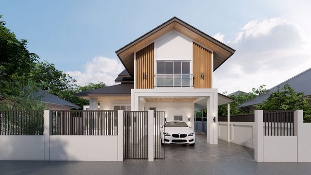 ขายบ้านเดี่ยวหลังใหญ่ หมู่บ้านเซ็นทรัลปาร์ค4 พัทยา บางละมุง ชลบุรี FP-H01611 