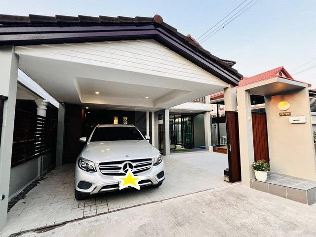 ขายบ้านเดี่ยว 2 ชั้น 70 ตร.ว. หมู่บ้านมณียา สไตล์รีสอร์ต ริมน้ำ เลียบทางด่วน-รามอินทรา