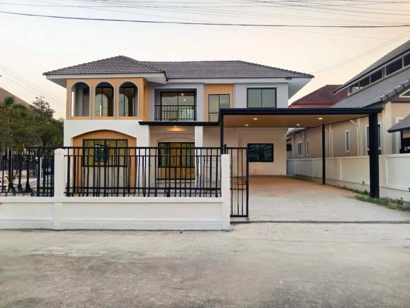 มาแล้วจ้า! บ้านเดี่ยวหลังใหญ่ รีโนเวทใหม่ทั้งหลัง แปลงมุม  หมู่บ้านชัยพฤกษ์ บางแวก – พุทธมณฑลสาย 2บ้านสวย งานดี พื้นที่เยอะ อยู่สบาย พร้อมเข้าอยู่ ราคาเพียง 7.69 ล้านบาท จุดเด่นที่ต้องรีบดูที่ดิน 78.9 ตร.ว. (หลังมุม) | พื้นที่ใช้สอย 240 ตร.ม.4 ห้องนอน / 3 ห้องน้ำ / จอดรถได้ 4 คันมี ห้องนอนชั้นล่าง เหมาะกับผู้สูงอายุมาสเตอร์มีห้องน้ำในตัวหน้าบ้าน หันทิศเหนือ ลมดี อยู่สบายร�