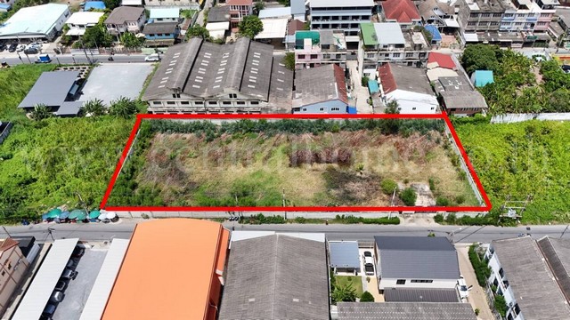 ลดราคาด่วน ที่ดินสีม่วง ถมแล้ว 1-3-83.1 ไร่ สุขสวัสดิ์ 78 - พระประแดง แปลงสวย