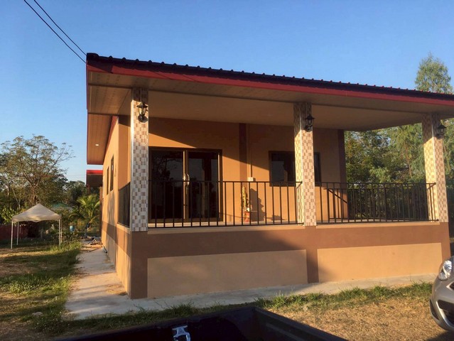 ขายบ้านใหม่พร้อมที่ดิน ติดถนน เนื้อที่ 1-0-0 ไร่  ตรงข้ามโรงเรียนวัดโนนเหล็ก   เมืองอุทัยธานี   ZK607    