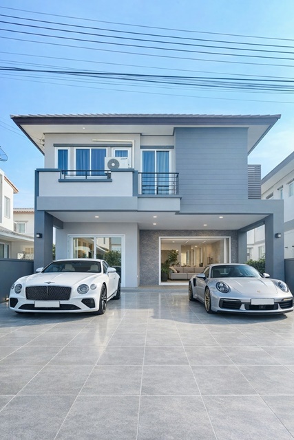 ขายขาดทุน30% ถูกสุดในโครงการ 45ตร.วา. ขายบ้านเดี่ยวใหญ่ 2 ชั้น บางพระ 3 นอน 3 น้ำ รร.อัสสัมชัญ ศรีราชา 2.6 กม.  ติดแอร์ทุกห้องนอน 