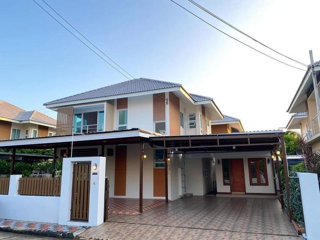 บ้านเดี่ยว 2 ชั้น รีโนเวทใหม่ เฟอร์นิเจอร์ครบ พร้อมเข้าอยู่ หางดง