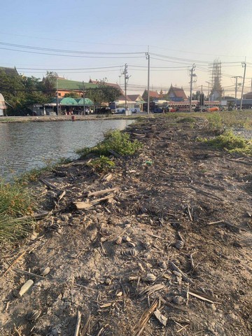 ขายที่ดินพื้นที่สีม่วง ติดถนนคู่สร้างประชาอุทิศ   ตำบลในคลองบางปลากด พระสมุทรเจดีย์,สมุทรปราการ