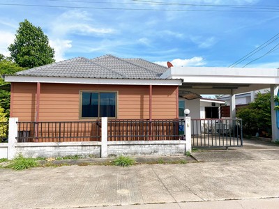 ขายบ้านมารวย มอเตอร์เวย์ ฉะเชิงเทรา บ้านเดี่ยวชั้นเดียว บ้านโปร่ง กว้าง พื้นที่รอบบ้านเยอะ เนื้อที่ 63.50 ตร.วา