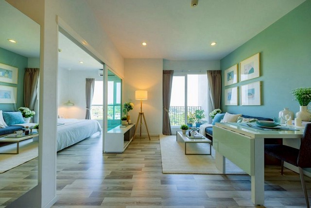 คอนโดหรู บรรยากาศทะเลสาบ ตกแต่งครบ พร้อมเฟอร์นิเจอร์ แม่เหียะ 