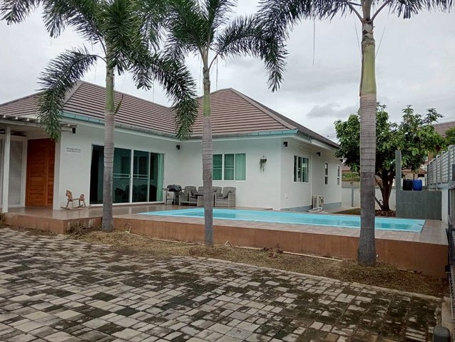 านชั้นเดียว พร้อมสระว่ายน้ำส่วนตัว บรรยากาศเป็นส่วนตัว หางดง 