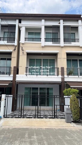 Townhome ขายทาวน์โฮม 3 ชั้น (ต่ำกว่าราคาประเมิน) บ้านกลางเมือง เกษตร–นวมินทร์ (Baan Klang Muang Kaset-Nawamin) 20 ตร.ว., 3 น 3 น้ำ 2 จอดรถ, ราคา 4.2 ล้านบาท  20 Square Wah  ไม่ไกลจาก ช็อคโกแลตวิลล์ สภาพดี กรุงเทพ