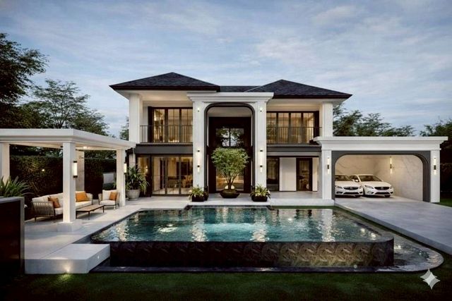 The Grand #Saraphi 28.9 ล้าน — #คฤหาสน์หรู Modern Classic บนที่ดินกว่าครึ่งไร่! มอบทั้งความสง่างาม ความเป็นส่วนตัว ฟังก์ชันครบ