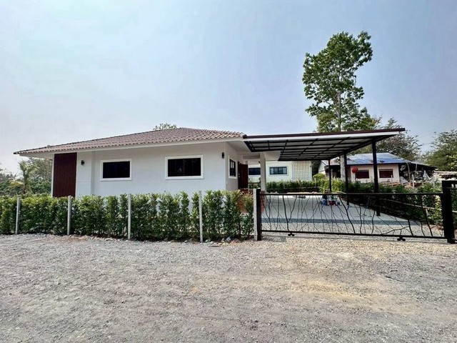 บ้านสวนยกพื้น บรรยากาศธรรมชาติ สันทราย                 