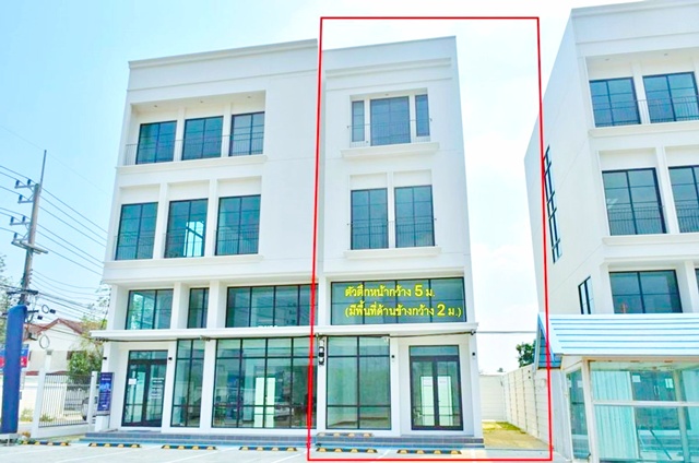 อาคารพาณิชย์ 3.5 ชั้น คุณคือผู้ใช้คนแรก รังสิต-นครนายก 77- 85 รังสิตคลอง4 2 นอน 4 น้ำ ใกล้ตลาดคลอง 4 เมืองใหม่ 900 ม. 29 ตร.ว. 215 ตร.ม. 27,999 B-M.ติดถนนหลักคลอง 4 ทำเลค้าขายดี เดินทางสะดวก ถนนรังสิต-นครนายก และแหล่งชุมชนขนาดใหญ่  เหมาะทำร้านค้า สำนักงาน หรืออยู่อาศัย ใกล้รร.นานาชาติสยาม 2.3 กม. และสนามซ้อมฟุตบอล Bangkok United You are the first user. Rangsit-Nakhon Nayok 77-85 Rangsit Khlong 4 3.5 story commercial building with 2 bed 4 bath near Khlong 4 New Town Market 900 m. 29sq.wa. 215 sq.m.  27,999THB located on t