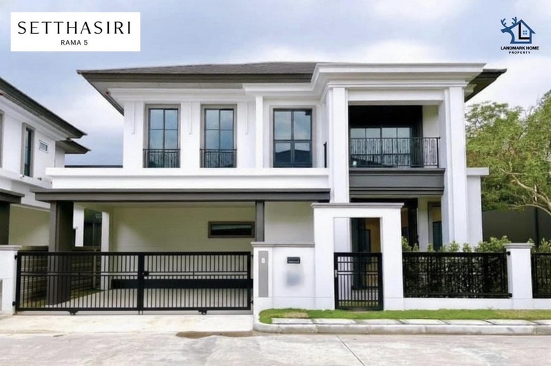 lN-075 เศรษฐสิริ พระราม5** แถมเฟอร์ฯบิ้วอินทั้งหลัง** แถมแอร์ 5 ตัวโครงการ :  #เศรษฐสิริทำเล : #พระราม5พื้นที่ : 54.8 ตร.วเพียv : 11.99 ล้านบาทฟังก์ชั่น : 4 นอน 4 น้ำ 2 จอดที่ตั้ง : ถนนบางกรวย-ไทรน้อย ตำบลบางกร่าง อำเภอเมืองนนทบุรี จังหวัดนนทบุรี 11000สถานที่ใกล้เคียง : - เทสโก้ โลตัส นครอินทร์ (1.7 กม.)- เดอะ วอล์ค ราชพฤกษ์ (5 กม.)- เดอะ คริสตัล ราชพฤกษ์ (7.2 กม.)- เซ็นทรัล เวสต๋วิลล์ (9 กม.)- ร.ร.นานาชาติร่วม