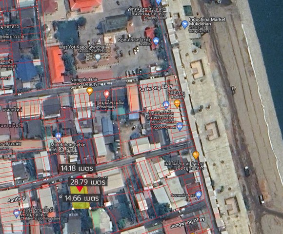 DSL-054สนใจติดต่อ: โดม รัชดา “งาน Exclusive Contract”โทร: 065-586-9872ไลน์ไอดี: giantmw หรือ @yem0202nF/B: https://bit.ly/3vdegO8Fanpage: https://bit.ly/488TrlDWebsite: www.lifewave.com.ขายบ้านโบราณสุดคลาสสิค 92.6 ตร.ว. (360 ตร.ม.) ใกล้ตลาดอินโดจีน จ.มุกดาหาร, ราคา 6 ล้านบาท.รายละเอียดทรัพย์: 1) เอกสารสิทธิ์: น.ส.4 จ (โฉนดครุฑแดง)2) ถนนหน้าบ้านกว้าง 6.5 (สลับวันจอดรถ-วันคู่วันคี่)3) ด้านกว้างติดถนน 14 ม. และมีด้านลึก (ยาว) 27 ม. โดยประมาณ.จุดเด่นของทรัพย์: บ้านโบราณคลาสสิคสไต