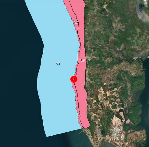 DSL-034สนใจติดต่อ: โดม รัชดา “งาน Exclusive Contract”โทร: 065-586-9872ไลน์ไอดี: giantmw หรือ @yem0202nF/B: https://bit.ly/3vdegO8Fanpage: https://bit.ly/488TrlDWebsite: www.lifewave.com.ขายที่ดินเปล่า 4-2-2 ไร่ ติดถนนหลัก และติดทะเลหาดศาลเจ้า อ.คลองใหญ่ จ.ตราด, ราคา 15 ล้านบาท.รายละเอียดทรัพย์: 1) เอกสารสิทธิ์: น.ส.4 จ (โฉนดครุฑแดง)2) ด้านกว้างติดถนนสุขุมวิทยาว 137 ม. (ทางหลวงหมายเลข 3-เขตทางกว้าง 35 ม.) และมีความกว้างด้านติดทะเลยาว 80 ม.3) ผังเมืองสีชมพู: ที่ดินประเภทชุ�