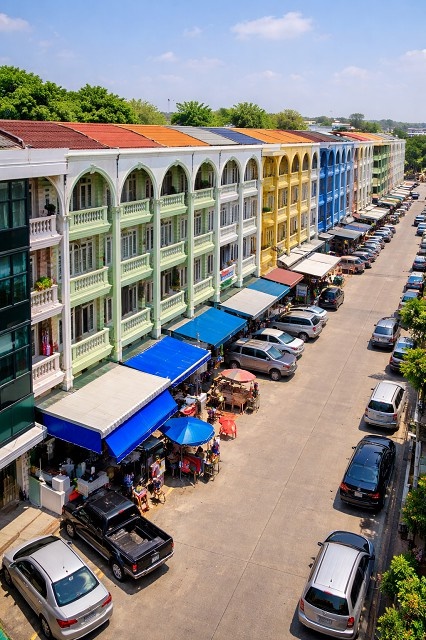 ใกล้Big C บางบอน 2.5 กม. 7-11 ธนาคาร เอกชัย กาญจนา อาคารพาณิชย์ให้เช่า 3นอน 3แอร์ 3 น้ำ 18 ตร.ว.320 ตร.ม.ใกล้ตลาดบางบอน 1.2 กม.เ