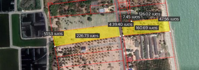 DSL-064สนใจติดต่อ: โดม รัชดา “งาน Exclusive Contract”โทร: 065-586-9872ไลน์ไอดี: giantmw หรือ @yem0202nF/B: https://bit.ly/3vdegO8Fanpage: https://bit.ly/488TrlDWebsite: www.lifewave.com.ขายที่ดินติดทะเลหาดทรายแก้ว (ท่าศาลา จ.นครศรีฯ.) 12-1-2.7 ไร่ (5 ล้านบาท/ไร่) .รายละเอียดทรัพย์: 1) เอกสารสิทธิ์: โฉนดที่ดิน และบางส่วน น.ส.3 ก. (อยู่ระหว่างทำเรื่องออกโฉนด)2) ที่ดินติดถนน นศ.ถ 093/001 เขตทางกว้าง 12 เมตร และหน้ากว้างติดทะเล 47 ม. 3) ลักษณะของที่ดิน: เป็นรูปสี่เหลี่ยมผืนผ้า แล