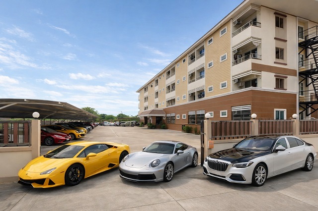 โรงเรียนปลวกแดง 260ม. ให้เช่า-ขายอพาร์ทเมนท์ 66ห้อง รพ. ปลวกแดง 300ม. ที่ว่าการอำเภอ 380ม. ที่ดิน 1 ไร่ 400 ตร.ว. 2800ตรม.199,999 B-M  พื้นที่ใช้สอยเต็มพื้นที่ 39.99 ลบ.อาคารห้องพัก พร้อมแอร์ทุกห้อง ทำเลปลวกแดง ระยอง เหมาะลงทุนปล่อยเช่า   ใกล้แหล่งชุมชน เทศบาลตำบลปลวกแดง 750 ม.การไฟฟ้าส่วนภูมิภาค และสิ่งอำนวยความสะดวกครบครัน เดินทางสะดวก แยกมาบเตย ถนนสาย 3191 PluakDaeng Sch 260m. 66unit apartment building PluakDaeng Hospital 300m District Offic