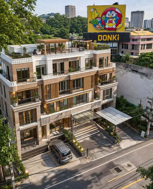 เชื่อมต่อถนนหลักได้สะดวก ดองกี้มอลล์ ทองหล่อเอกมัย 900 ม. 3นาที อาคาร4 ชั้นฟังก์ชัน 3 นอน ใกล้BTS เอกมัย 1.8 กม. 3 น้ำ  83,999 B-M. 31ตร.ว. 400ตร.ม. ทำเลทองเอกมัย เหมาะทำออฟฟิศ หรือธุรกิจ เดินทางสะดวก แหล่งไลฟ์สไตล์ และย่านธุรกิจสำคัญของสุขุมวิทnear Donki Mall Thonglor Ekkamai 900m. 4story Building 3bed 3 bath BTS Ekkamai 1.8 km.  83,999B-M. 31sq.wa. 400sq.m. Prime Ekkamai location ideal for office or business Convenient transportation near  A lifestyle and business hub of Sukhumvit with easy access to main roadsถ.สุขุมวิท เอกมัย แขวงคลองตันเหนือ เขตวั