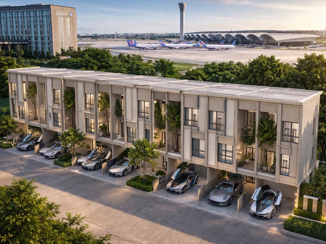 ใกล้ ARL ลาดกระบัง 900 ม.และถนนหลวงแพ่ง คลับเฮา รอยัลลาดกระบังกอล์ฟ จอดรถ2-3คัน ทาวน์โฮม กว้าง 5.5 เมตร ฟังก์ชันครบ 3-4นอน 4 น้ำ 20 ตร.ว. 240 ตร.ม. บ้าน 3 ชั้น 41-44,999 B-M. ทำเลลาดกระบัง สุวรรณภูมิ เดินทางสะดวก ใกล้สนามบินฯ มอเตอร์เวย์ กรุงเทพ ชลบุรี กรุงเทพสุวรรณภูมิ  1.1 กม. เหมาะอยู่อาศัย หรือโฮมออฟฟิศ ฟังก์ชันครบ บรรยากาศเป็นส่วนตัว ติดถนนใหญ่ เข้า-ออกสะดวกnear ARL LatKrabang 900m. and Luang Phaeng Road The Royal Golf clubhouse Park