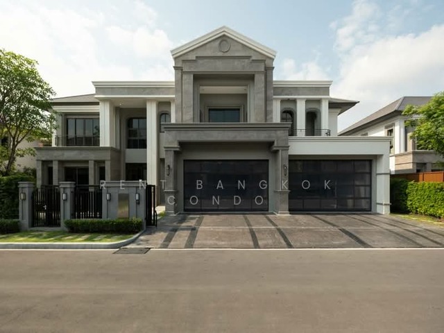 Grand Bangkok Boulevard Sukhumvit - Srinakarin.5 mins drive to Bangkok Pattana SchoolHouse comes with private pool. Pet-friendlyBTS: BearingType: Trinita (biggest type of the project)175.6 Sq.w., 780sqm. usable area5 bedrooms (2 master bedrooms), 6 bathrooms, 2 living rooms,1 dining room, 2 maids rooms, 4 parking spaces.Rental price: 490,000baht/month (inclusive of pool & garden maintenance)Ref.: 217789Listing Detail: www.rent-bangkok-condo.com/properties/217789Co-agents are welcome. - - -Contact us for more information or arrange a viewing:Email. rbc.rentbangkokcondo@gmail.comCall. 066-0588-655Line ID: @rentbangkokcondohttps://lin.ee/9cMeMxeWhatsapp: 0660588655Wechat 微信: rentbangkokcondo