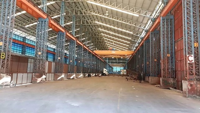 BST1043 โกดังให้เช่า มหาชัย สมุทรสาคร 1,000 ตร.ม รองรับเหล็กหนัก มีเครน ใกล้ มหาชัย เหมาะโรงงานและคลังสินค้า
