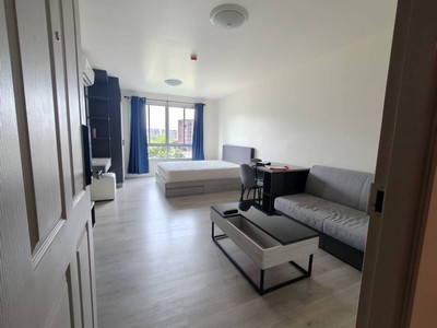 ขายคอนโด dcondo Campus Resort Dome Rangsit Phase 3 ใกล้ มธ.รังสิต 30.65 ตร.ม. ชั้น 4 วิวโล่ง เป็นส่วนตัว ปล่อยเช่าง่าย.TPI-3010.ห้องสวยพร้อมอยู่ ขนาด 30.65 ตร.ม. ในโครงการ dcondo Campus Resort Dome Rangsit Phase 3 (ดีคอนโด แคมปัส รีสอร์ท โดม รังสิต) ทำเลใกล้มหาวิทยาลัยธรรมศาสตร์ ศูนย์รังสิต เหมาะทั้งซื้ออยู่เอง ซื้อไว้ให้บุตรหลานอยู่เรียน หรือซื้อเพื่อลงทุนปล่อยเช่า เพราะเป็นโซนที่มีดีมานด์ผู้เช่าต่อเนื่อง ห้องอยู่ชั้น 4 ว�