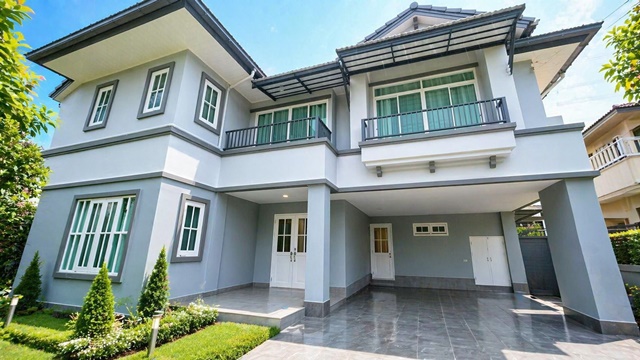 ใกล้ รร.นานาชาติ RIS 500ม. เดินถึง คฤหาสน์ 4-5นอน ถูกสุดในหมู่บ้าน Perfect รามคำแหง164  บ้านเดี่ยว 2 ชั้น 4-5นอน 5น้ำ  และรร.นานาชาติ Heathfield กว้างขวาง 75ตร.ว. 288ตร.ม. 64,998B-M. ขาย 11.9 ลบ.โครงการคุณภาพ  ทำเลรามคำแหง เดินทางสะดวก ฟังก์ชันลงตัว เหมาะอยู่อาศัย ใกล้ตลาดมีนบุรี 2.3 กม.สถานพยาบาล ถ.รามคำแหง near RIS International Sch 500m. Walkable Two story Mansion 4-5bed The cheapest house in the Perfect Village Ramkhamhaeng 164. detached house  5bath and Heathfield International School spacious 75sq.wa. 288sq.m. price 64,998B-M. selling price 11.9 million bath located in 