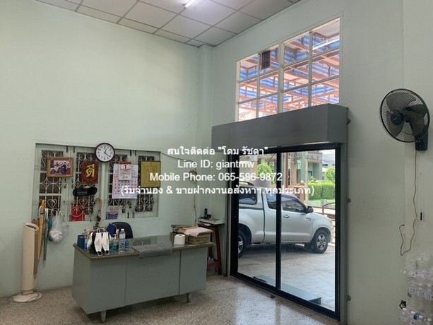 DHL-002.3สนใจติดต่อ: โดม รัชดา โทร: 065-586-9872ไลน์ไอดี: giantmw หรือ @yem0202n.ขายถูกโรงงาน+โกดัง+สำนักงาน+บ้านพักอาศัย (แปลงหัวมุม) ซ.เพชรเกษม พร้อมเฟอร์ ฯ. (8.5 ล้านบาท) .รายละเอียดโครงการ: โครงการเป็นเขตอุตสาหกรรมที่แวดล้อมด้วยอุตสาหกรรมโรงงานทั้งในโครงการเดียวกัน และย่านอุตสาหกรรมใกล้เคียง.ทำเลที่ตั้ง: ซอยเพชรเกษม 95 ต.อ้อมน้อย อ.กระทุ่มแบน จ.สมุทรสาคร.ราคาเสนอขาย: 8,500,000 บาท พร้อมเฟอร์