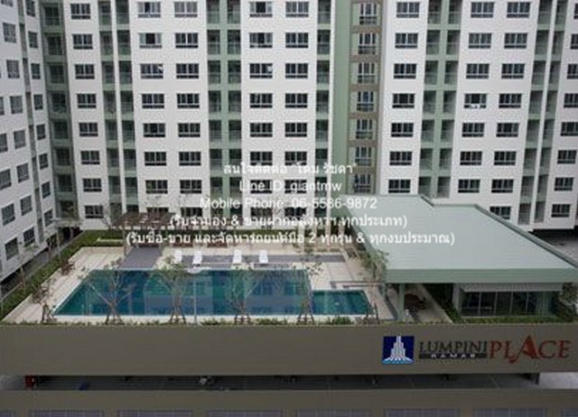 AHB-086สนใจติดต่อ: โดม รัชดา (Exclusive Contract)โทร: 065-586-9872ไลน์ไอดี: 0655869872 หรือ giantmw หรือ @yem0202nFacebook: https://bit.ly/3vdegO8Fanpage: https://bit.ly/488TrlDพิเศษ: รับซื้อ-ขาย และจัดหารถยนต์มือ 2 ทุกรุ่น & ทุกงบประมาณ.ขายคอนโด ลุมพินี เพลส พระราม 8 (Lumpini Place Rama 8) ใกล้สะพานพระราม 8 ตึก C ชั้น 1 45.26 ตร.ม. 1 น 1 น้ำ ราคา 2.59 ล้านบาท.รายละเอียดทรัพย์: 1. คอนโด ลุมพินี เพลส พระราม 8 (Lumpini Place Rama 8) ใกล้สะพานพระราม 8 อยู่อาคาร C ชั้น 1 มีพื้นที่ใช้สอย 45.26 ตร.ม. มีขนาด 1 ห