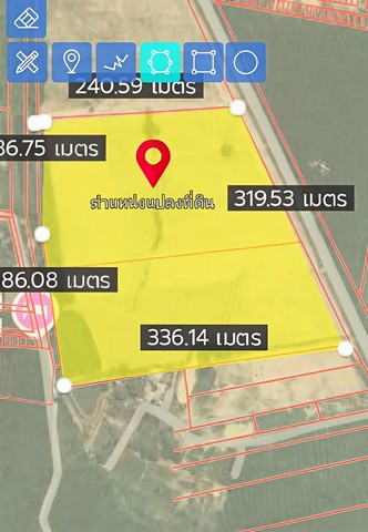 ขายที่ดินปลวกแดงระยอง ขายที่ดินระยอง 30 ไร่ (มี 2 โฉนด)  ผังสี ตำบลมาบยางพร ปลวกแดง ระยอง