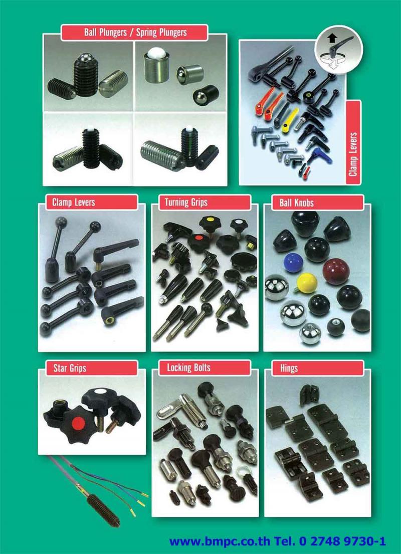 Plastic Handwheel, Cast Iron Handwheel, Aluminium Handwheel, พวงมาลัยเครื่องจักร, Revolving handle, Cup spring, Safety washer