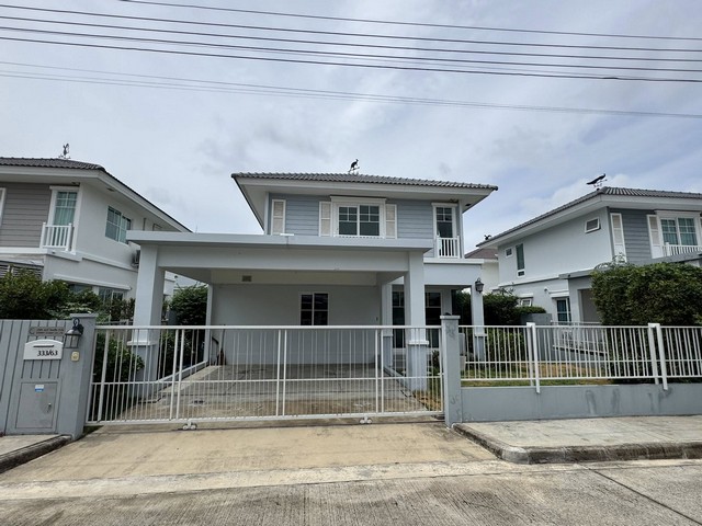 P3369 ให้เช่าบ้านเดี่ยว 2 ชั้น โครงการ วิลลาจจิโอ ศรีนครินทร์-บางนา Villaggio Srinakarin-Bangna ถนนบัวนครินทร์