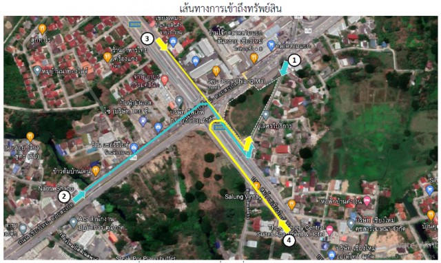 โอกาสทอง! ที่ดินหัวมุมสี่แยกศักยภาพสูง เชียงใหม่ – ทำเลที่นักลงทุนมองหา3 นาทีถึง Central Festival Chiangmai – เหมาะสำหรับพัฒนาโครงการเชิงพาณิชย์ขนาดใหญ่ที่ดินแปลงใหญ่ระดับพรีเมียม 6 ไร่ 83.4 ตารางวา(รวม 2,483.4 ตารางวา)ที่ดินหัวมุมสี่แยกแม่คาวสะอาดใส ติดถนนใหญ่ 2 ด้าน (ถนน 8 เลน)•หน้ากว้างติดถนนเชียงใหม่–ดอยสะเก็ด 88 เมตร •หน้ากว้างติดถนนสมโภชเชียงใหม่ 700 ปี (วงแหวนรอบ 2) 82 เมตร ทำเลศั�