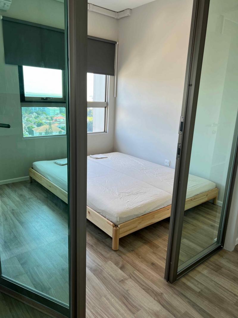 Ease 2 Rama 22/1 Rama 2 Road, Soi 54, Yaek 4-2 Samae Dam Subdistrict, Bang Khun Thian District, Bangkok 10150Building B    12th FloorRoom 22/320It is a very comfortable and convenient living condo. The condo has a gym and a swimming pool. There are less residents and highly security system with keycard specific floor access.  Food shops, 7-11 and a large food market serving starting early morning to evening hours are nearby. Central Rama II, Wellness Spa Center and Nakornthon Hospital are at walking distance. This unit is on the 12th floor and enjoys a high view looking over the area. The window in the living area is facing to the inner city of Bangkok. View of evening lights and fireworks from time to time calm and relax the minds.  Ease 2 Building is locating on the left side of Ease 1 & 3 and the room itself is on most left side of the building which making the room’s view not being blocked in the near future. It is 52.7 square meters. It has 2 rooms, 1 bathroom, 1 living room
