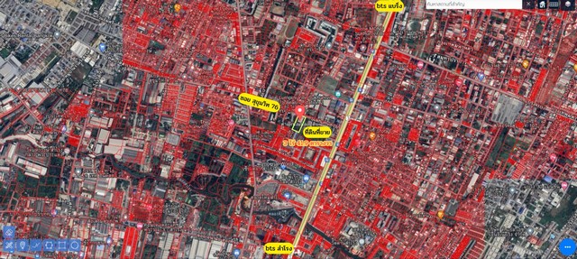 ขายที่ดินซอยสุขุมวิท 76 ที่เปล่าสุขุมวิท76 สำโรงเหนือต.สำโรงเหนือ อ.เมือง จ.สมุทรปราการรายละเอียด- เนื้อที่ 3 ไร่ 41.9 ตร.ว - ผังเมืองสีแดง- ถนนซอยกว้าง 8 เมตร- หน้ากว้างติดถนน 45 เมตร ลึก 108 เมตร- ลักษณะที่ดินเป็นที่ดินเปล่าถมแล้วสถานที่ใกล้เคียง- เข้าซอยสุขุมวิท 76 มา 200 เมตร- อยู่ใกล้สถานี bts 4 สถานี- ใกล้ห้างอิมพีเรียลสำโรงเพียง 550 เมตร- ใกล้จุดขึ้นลงทางด่วน- สี่แยกบางนา - ปา�
