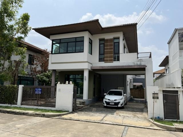 บ้านเดี่ยวให้เช่า3ห้องนอน2ห้องน้ำใกล้ตลาดวงศกร900ม.โรงพยาบาลสายไหม1ม.ขนาดพื้นที่55ตร.ว.พื้นที่ใช้สอย132 ตร.ว.เฟอร์ครบแอร์4สราญสิริ