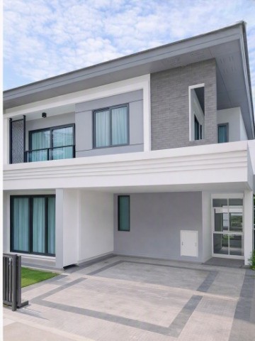 บ้านเดี่ยว 2ชั้่นฟังก์ชั่น 3 นอน 3 น้ำ ราชพฤกษ์-พระราม 5 ใกล้ม.ราชพฤกษ์ 600 ม. 44,999 บาท/เดือน 41ตร.ว. 160 ตร.ม.โครงการย่านราชพฤกษ์ พระราม 5 พร้อมเฟอร์ฯ และเครื่องใช้ไฟฟ้าครบชุด เหมาะกับพักอาศัย โฮมออฟฟิศ เดินทางสะดวก ใกล้ตลาดสิริมงคล 1.6 กม.โรงพยาบาล และรถไฟฟ้า แกรนด์ บริทาเนีย Ratchaphruek-Rama5  Two-story detached house 3bed 3bath 44,999THB/month.Rajapruek University 600 m. 41sq.wa. 160sq.m. Located in the Rajapruek Rama 5 area. Fully furnished with electrical appliances. Suitable for residential living or a home office. Convenient access near Siri