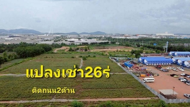 ขาย/ให้เช่าที่ดิน  26 ไร่ ปลวกแดง ระยอง สร้างโรงงานได้เต็มระบบแปลงเช่า ที่ดิน 26 ไร่ค่าเช่าไร่ละ 10,000 บาท/เดือนแปลงขาย ที่ดินม่วงลาย 30 ไร่ราคาขายไร่ละ 3.2 ล้านบาท พิเศษ- ไม่มีค่าหน้าดิน- เงื่อนไขสัญญาคุยได้เป็นเคสพื้นที่สีม่วงลายเหมาะสำหรับ: โรงงาน | โกดัง | คลังสินค้า | Logistics Hub- ทางเลือกสายลงทุน ใช้พื้นที่ใหญ่ ไม่ต้องซื้อ!- ทำเลใกล้นิคมอุตสาหกรรม- รองรับธุรกิจโรงงาน / โ�
