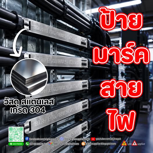 ป้ายมาร์คสายไฟ