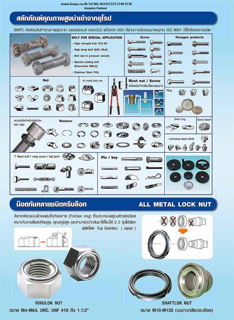 Locking disc spring type M,  แหวนสปริงจานล๊อกกันคลาย