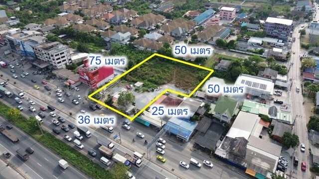 รหัสทรัพย์&nbsp; N1208ที่ดินเปล่า 1 ไร่ ติดถนนกาญจนาภิเษก (ปากซอยวัดพระนอน) ใกล้ตลาดพระปิ่น 3ที่ตั้ง :&nbsp;ถนนกาญจนาภิเษก ตำบลบางแม่นาง อำเภอบางใหญ่ จังหวัดนนทบุรี 11140รายละเอียดทรัพย์- เนื้อที่ดินรวม 2 ไร่ 60 ตารางวา-&nbsp;ที่ดินเป็นสัญญาเช่ากับสำนักพุทธ-&nbsp;ตั้งอยู่ ติดถนนใหญ่กาญจนาภิเษก (ฝั่งขาออก)&nbsp;-&nbsp;หน้ากว้าง 36 เมตร ลึก 75 เมตร-&nbsp;เหมาะสำหรับการลงทุน&nbsp;สร้างโชว์รูมสินค้า, สำ