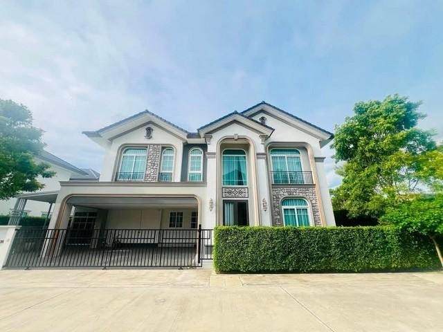ให้เช่าบ้านเดี่ยว 2 ชั้น โครงการ แกรนดิโอ บางนา กม.5 Grandio Bangna KM.5 ตกแต่งสวยพร้อมพักอาศัยติดต่อ คุณช่อผกา โทร 0616198565 LINE 0616198565สำรอง LINE 0812523279 ส่งลิ้งก์ไว้ได้เลย- ให้เช่าบ้านเดี่ยว โครงการ แกรนดิโอ บางนา กม.5 Grandio Bangna KM.5- หลังมุม Private Zone- ที่ดิน 74 ตรว.- พื้นที่ใช้สอย 258 ตรม.- 4 ห้องนอน- 5 ห้องน้ำ- 1 ห้องแม่บ้าน- ห้องรับแขกใหญ่ + ห้องอเนกประสงค์- แอร์ 6 ตัว น้ำอุ่น 4 ห้อง เฟอร์นิเจอร์ครบทั้งหลัง- ทีวี ตู�