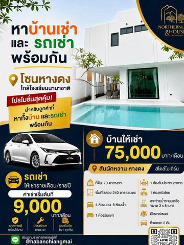#รับนายหน้า ให้เช่า 75,000 บาท/เดือน ขาย 9.8 ล้าน #สันผักหวาน #หางดง #เจ้าของขายเอง มองหานักลงทุน พูลวิลล่า 2 ชั้น บ้านเลขที่สวย 128/8 (หลัง A2) ทำเลดี #สไตล์โมเดิร์นที่ดิน 70 ตารางวาพื้นที่ใช้สอย 240 ตารางเมตร4 ห้องนอน 5 ห้องน้ำ1 ห้องรับแขก1 ห้องรับประทานอาหาร1 ห้องครัวไทยสระว่ายน้ำระบบเกลือ ขนาด 3 x 8 เมตรมีโซลาร์เซลล์ที่จอดรถ 2 คันราคา 9,800,000 บาทhttps://youtu.be/WzIK1lmJxaAพิกัด : https://maps.app.goo.gl/ftbL5yAvDD2oAp7q9ลูกค้าค�